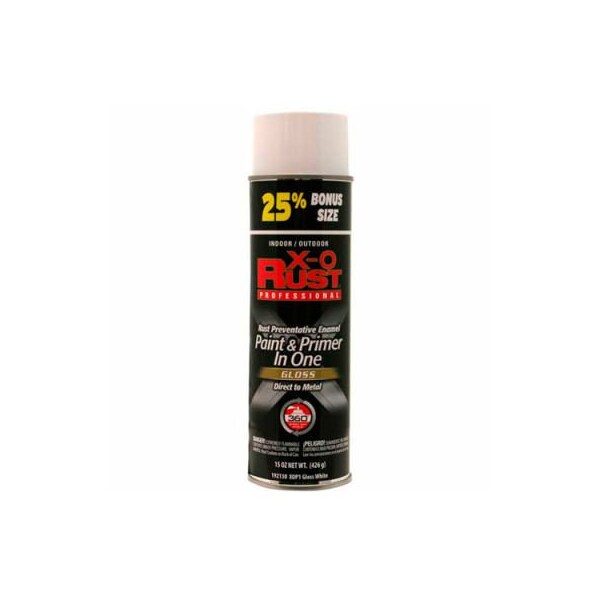 General Paint Spray Paint, Safety White, Gloss, 15 oz 192130 - main